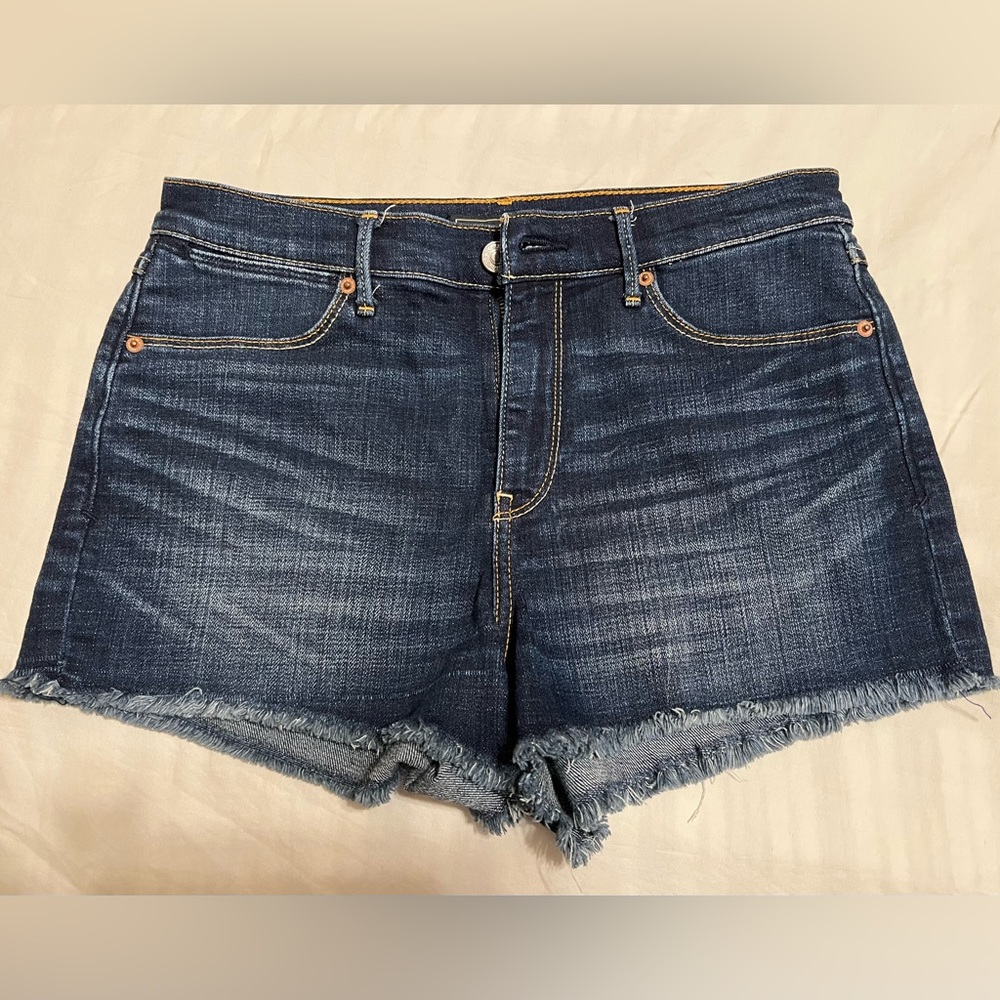 Abercrombie & Fitch high rise jean shorts